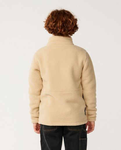 RipCurl Streamline Polar Fleece Jacket Khaki Sand