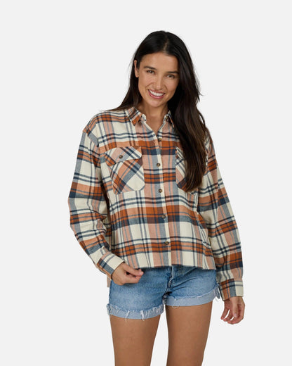 Salty Crew Nomad Flannel Bone