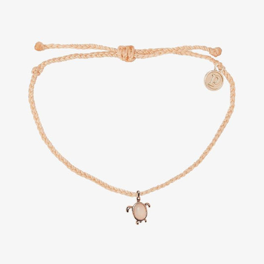 Pura Vida Sea Turtle Rose Gold Blush