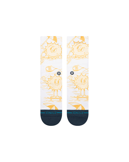 Stance Sonnys Crew Socks Yellow