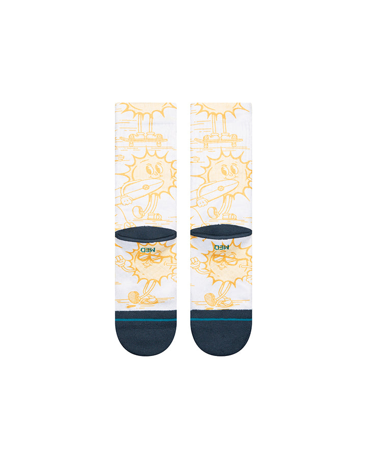 Stance Sonnys Crew Socks Yellow