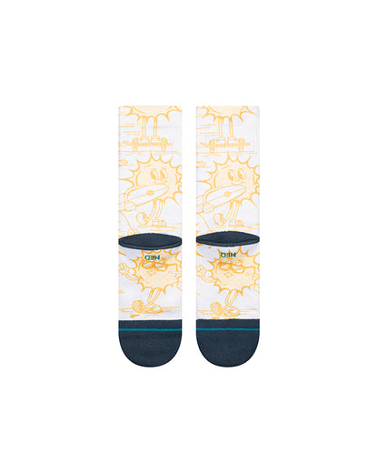 Stance Sonnys Crew Socks Yellow