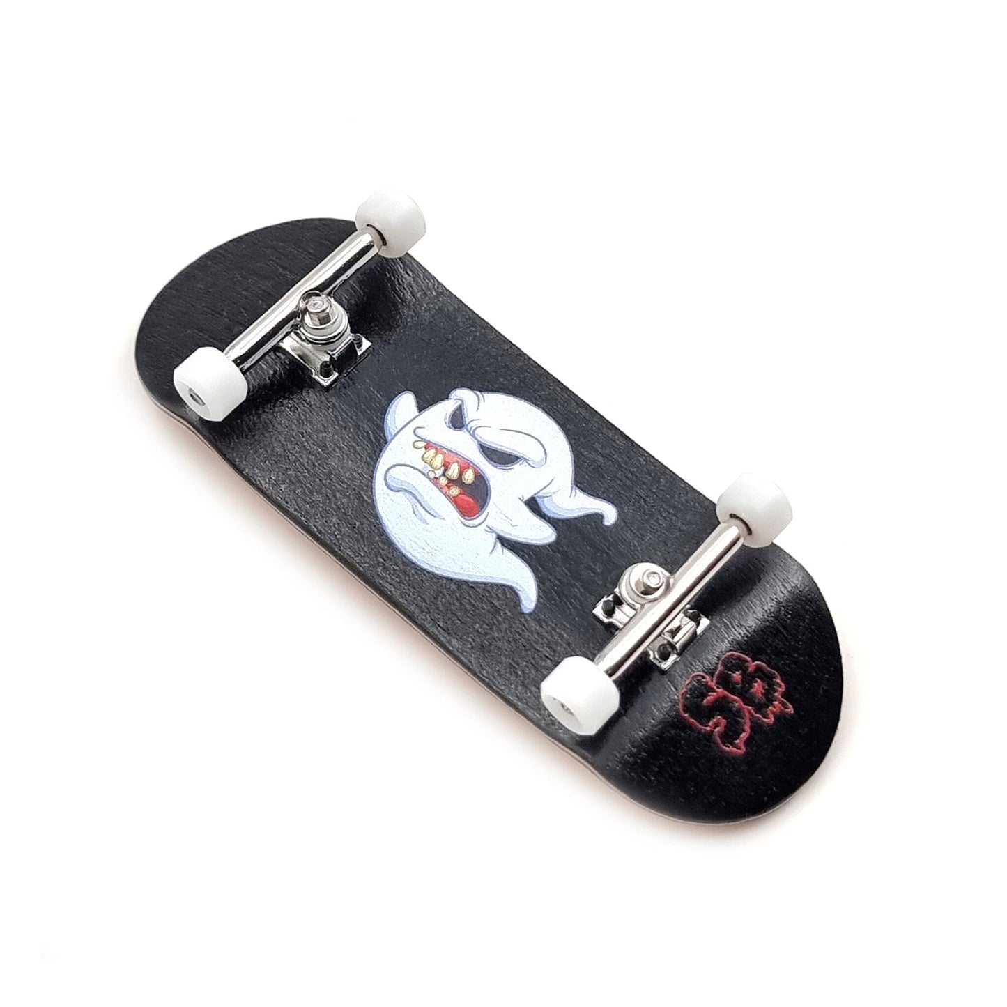 Spitboards 34mm Round Emblem Fingerboard Ghost Charly