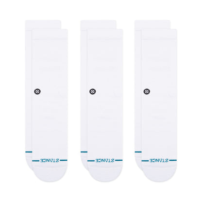 Stance Icon 3-Pack White
