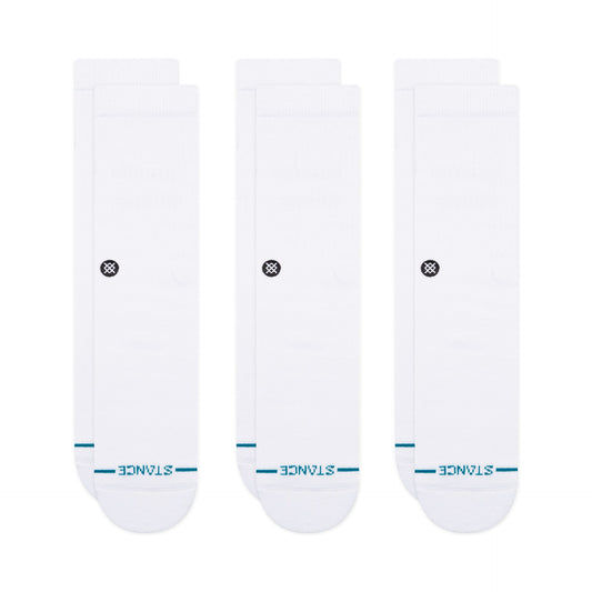Stance Icon 3-Pack White