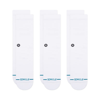 Stance Icon 3-Pack White