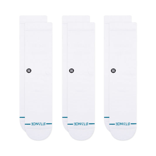 Stance Icon 3-Pack White