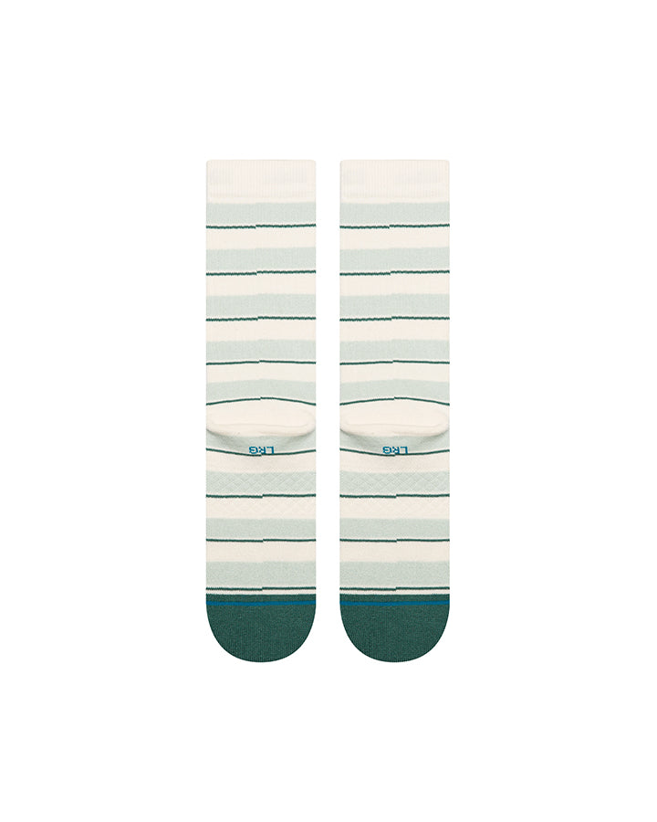 Stance Striped It Crew Socks Teal