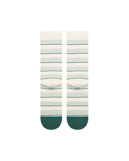 Stance Striped It Crew Socks Teal