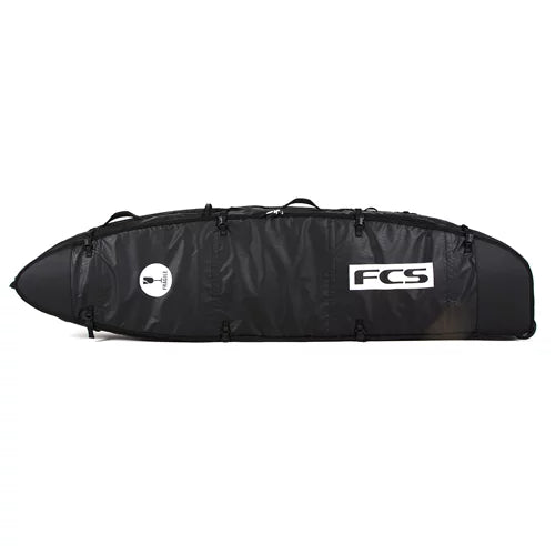 FCS Travel 3 Wheelie Fun Board 7'6 Boardbag Boardbag Black/Grey