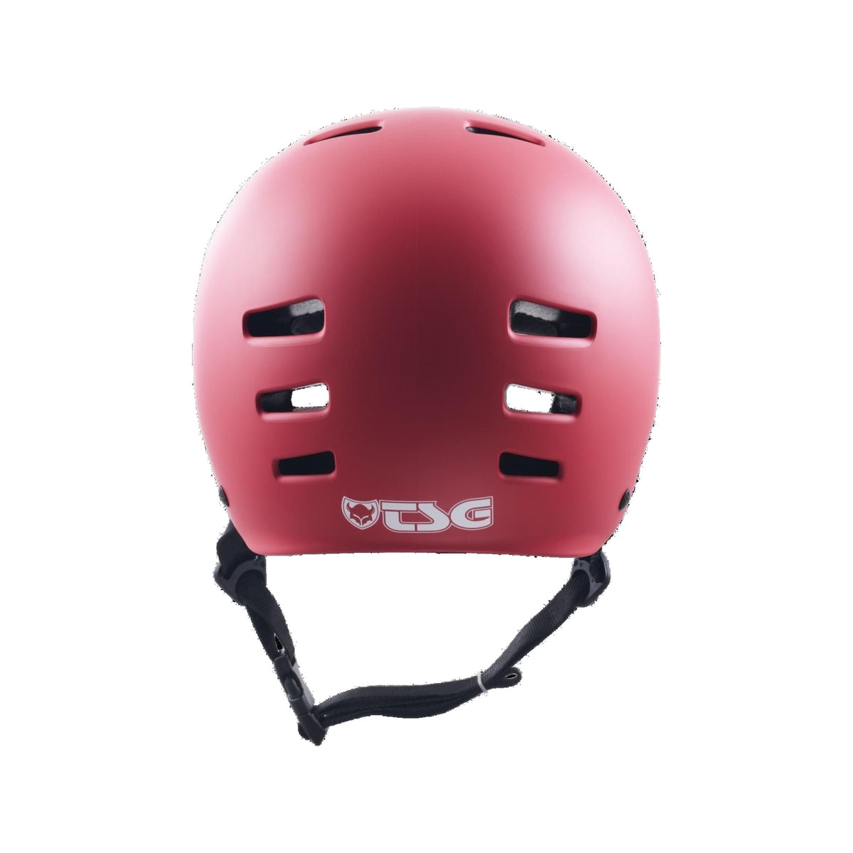 TSG Meta Solid Color Helmet Satin Gentle Red hinten