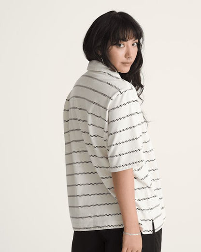 Vans Ward Rugby Shirt Marshmallow White