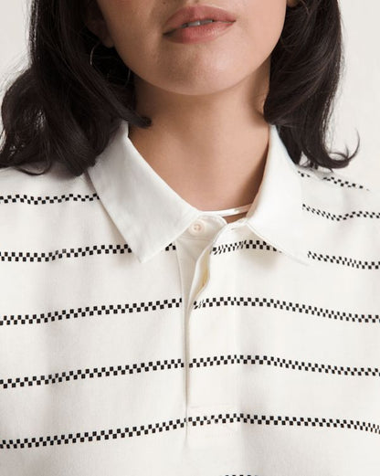 Vans Ward Rugby Shirt Marshmallow White