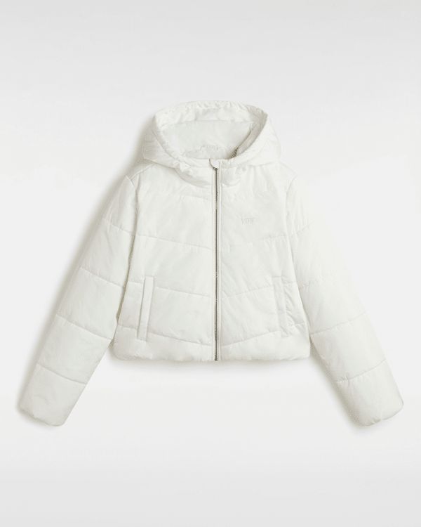 Vans Foundry Hooded Cropped Jacket White Marshmallow