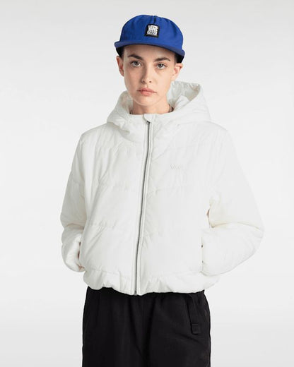 Vans Foundry Hooded Cropped Jacket White Marshmallow