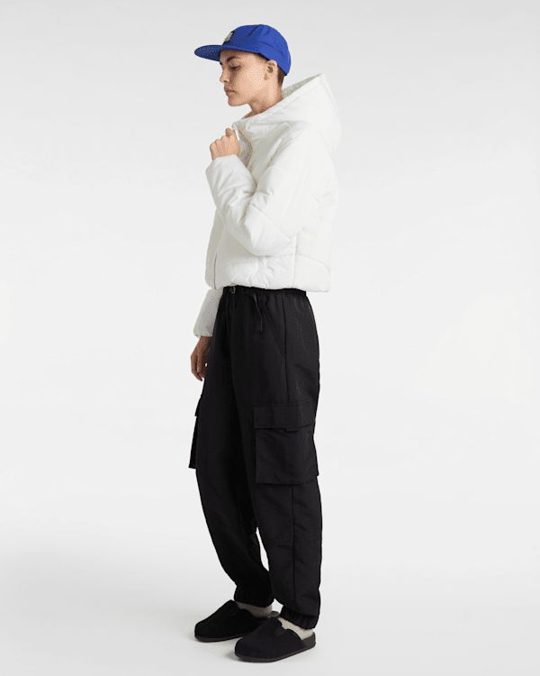 Vans Foundry Hooded Cropped Jacket White Marshmallow