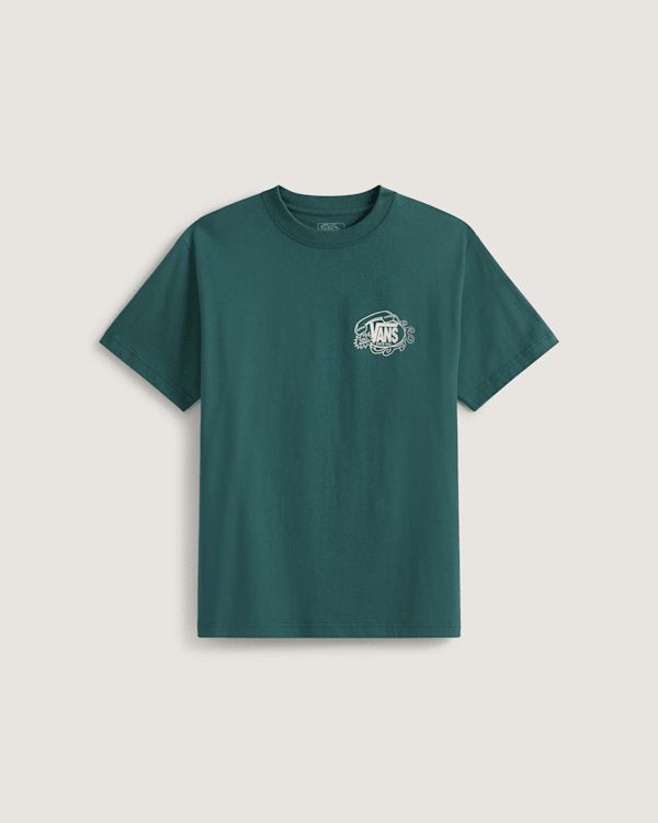 Vans Hot Lines Tee White Green Balsam