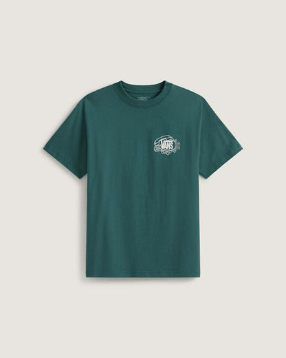 Vans Hot Lines Tee White Green Balsam