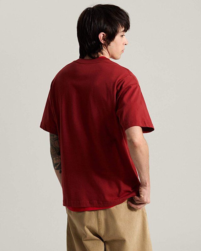 Vans Left Chest II Loose Tee Incense Poppy Ember