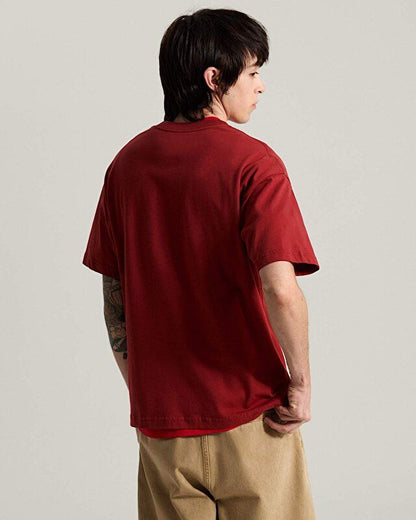 Vans Left Chest II Loose Tee Incense Poppy Ember
