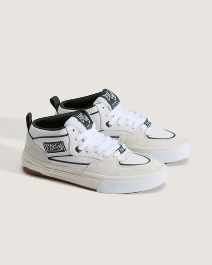 Vans Skate Half Cab Wafflecup Skate Shoe Grey White / Gum