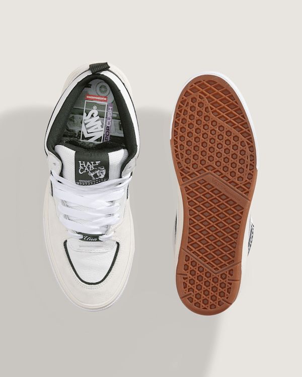 Vans Skate Half Cab Wafflecup Skate Shoe Grey White / Gum