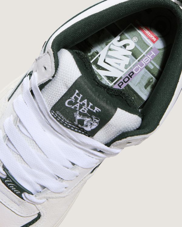 Vans Skate Half Cab Wafflecup Skate Shoe Grey White / Gum