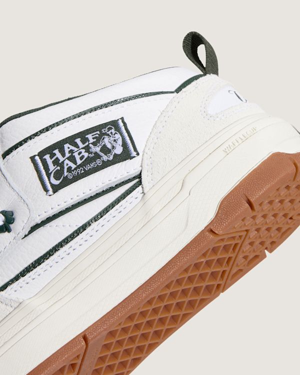 Vans Skate Half Cab Wafflecup Skate Shoe Grey White / Gum