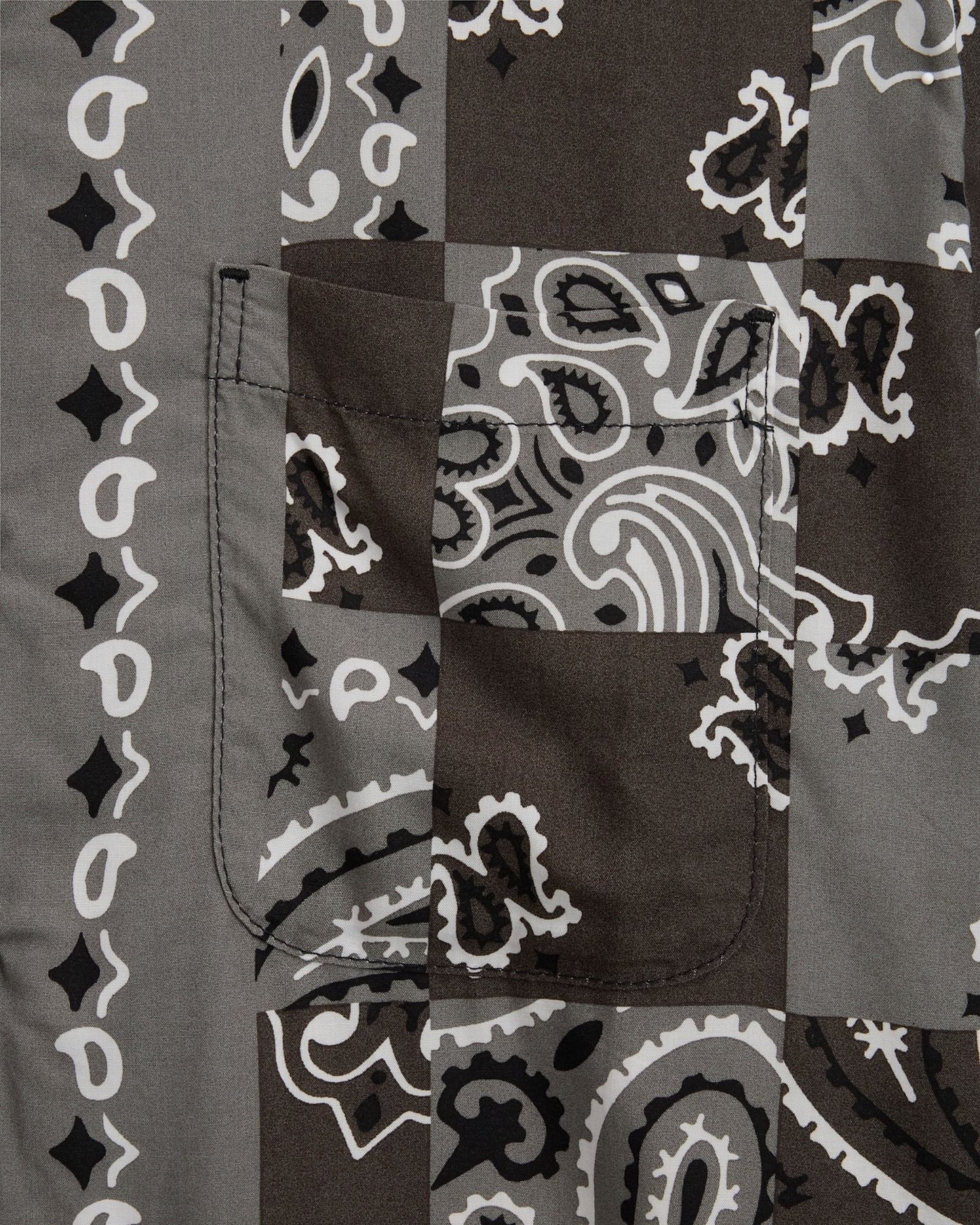 Vans Van Doren Paisley Check Shirt Faded Black