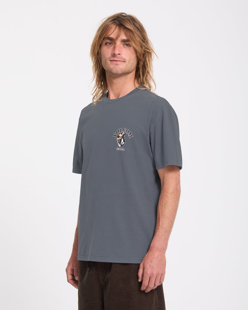 Volcom Bad Luck Tee Storm Blue
