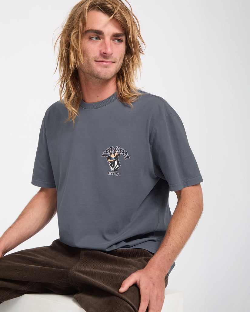 Volcom Bad Luck Tee Storm Blue