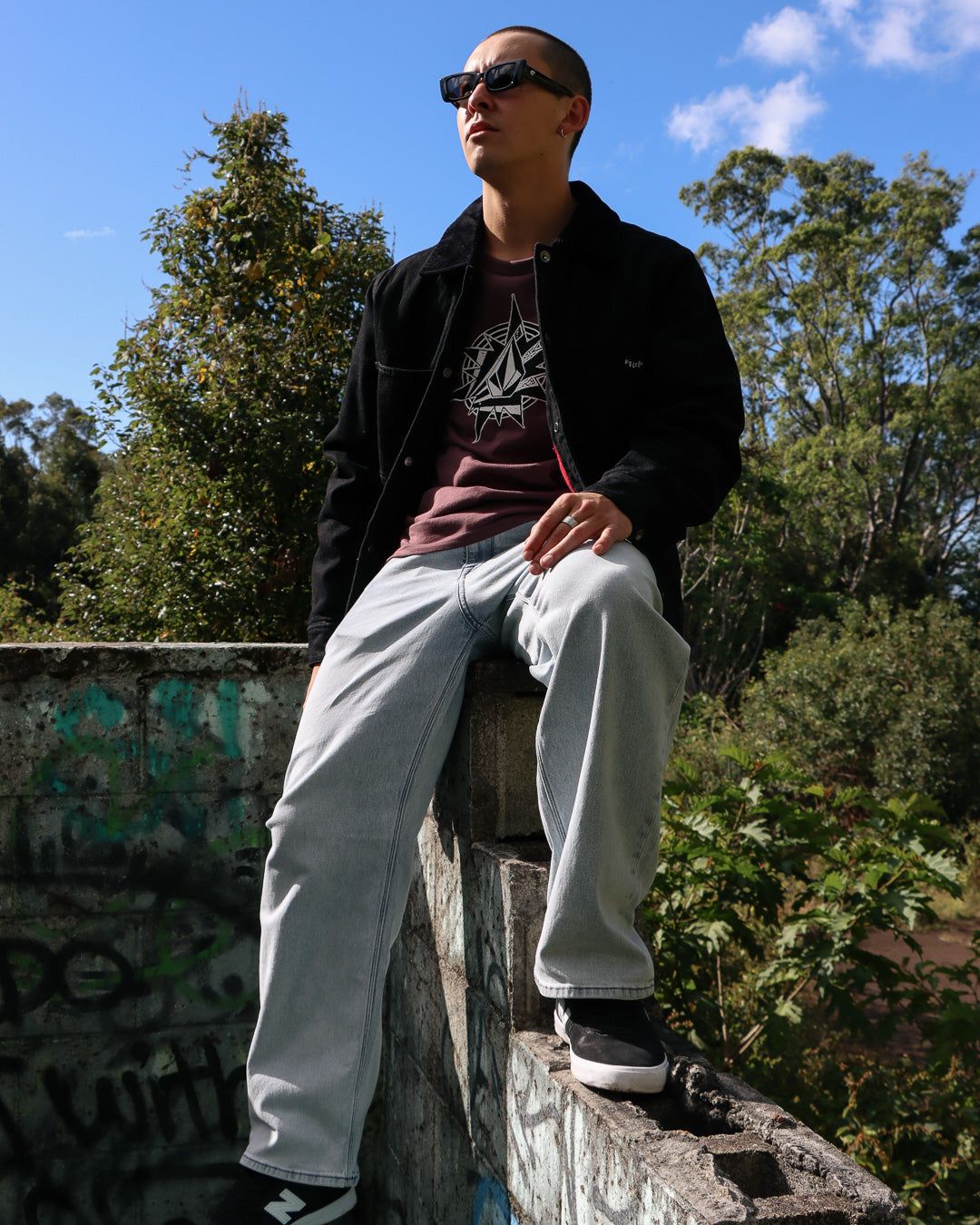 Volcom Fivedown Denim Pants Blue