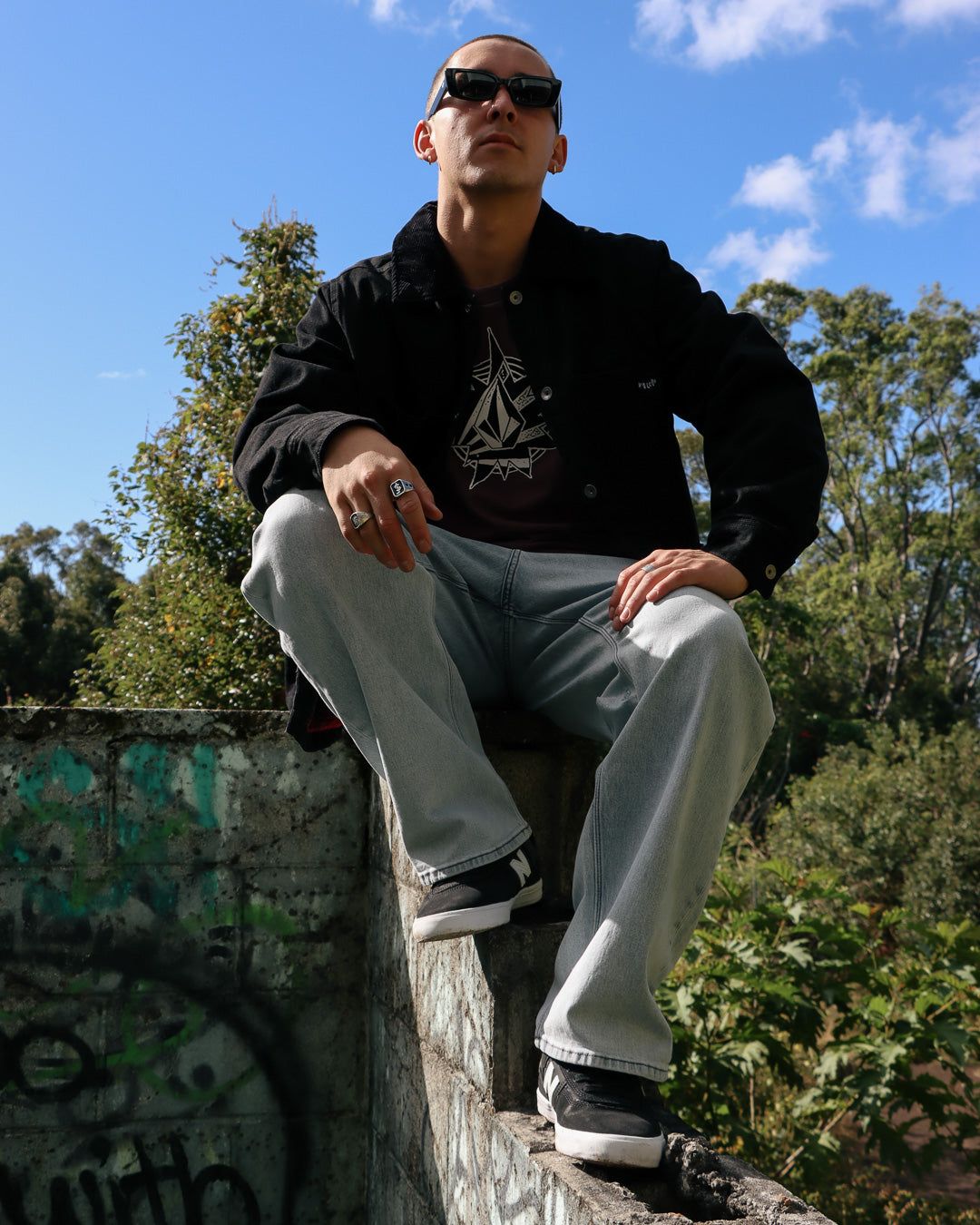 Volcom Fivedown Denim Pants Blue