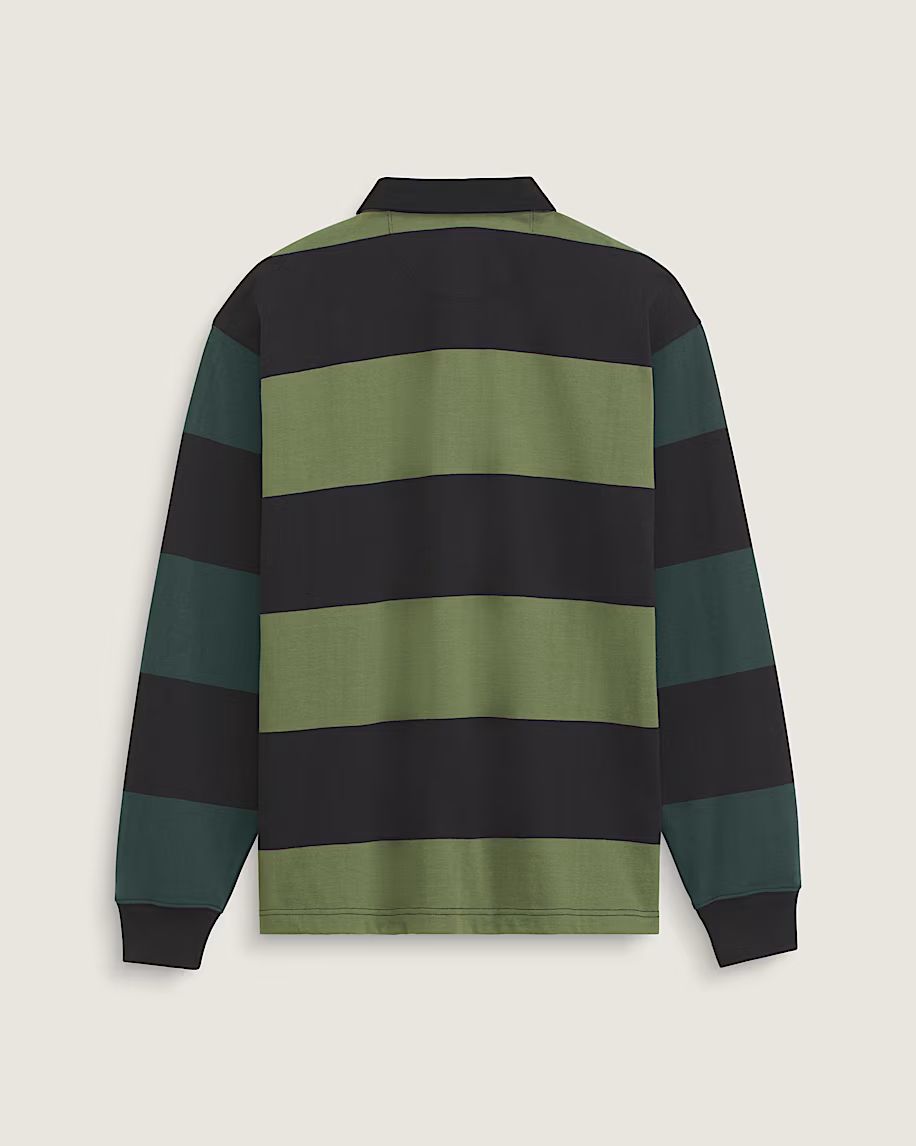 Vans Ward Rugby Shirt Black/Green