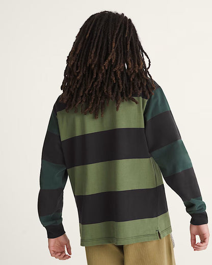 Vans Ward Rugby Shirt Black/Green