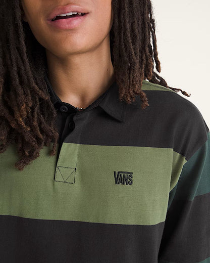 Vans Ward Rugby Shirt Black/Green