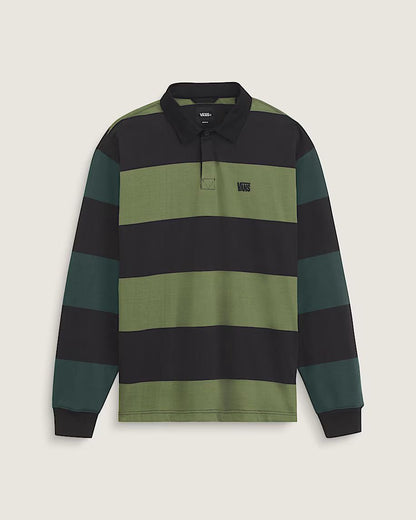 Vans Ward Rugby Shirt Black/Green