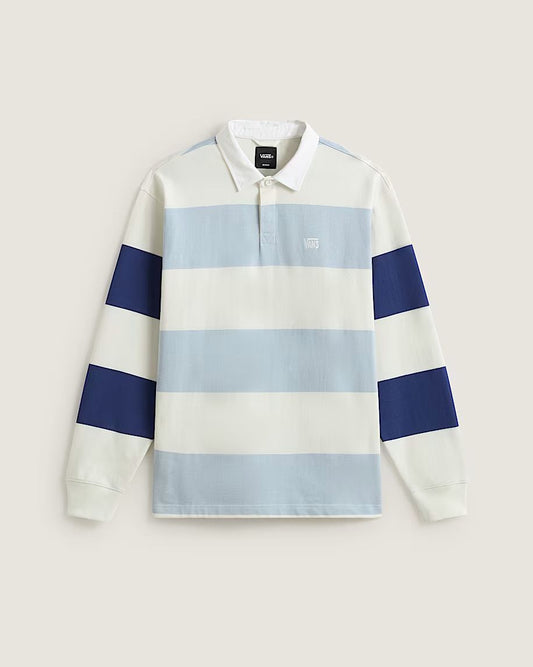 Vans Ward Rugby Shirt Marshmallow White/Blue
