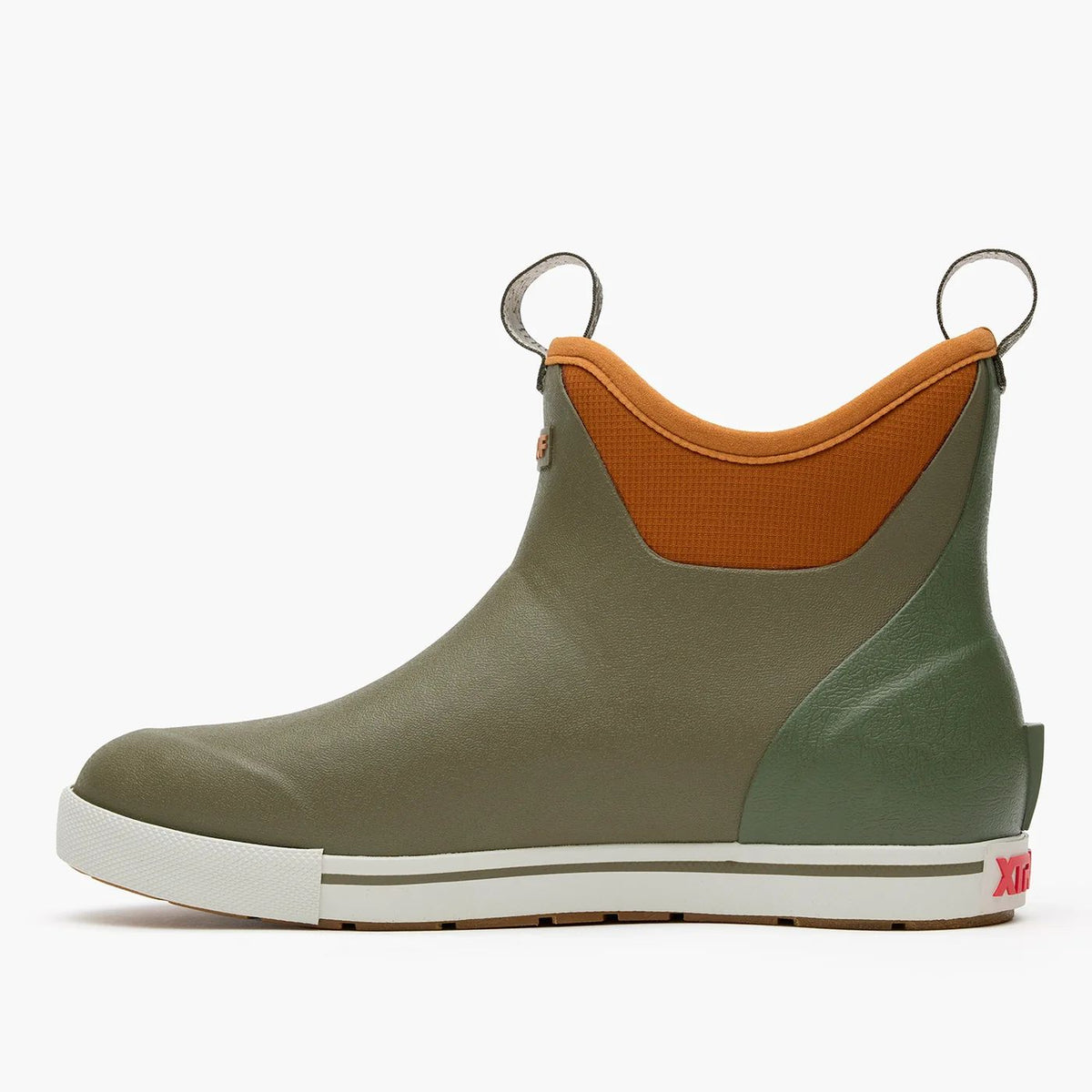 Xtratuf Men's Collection Ankle Deck Winter Boot Dark Olive / Spice
