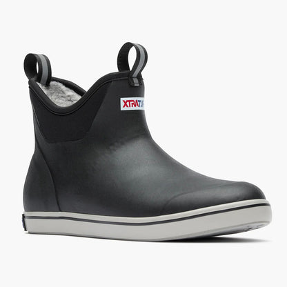 XTRATUF Men's Cold Weather Ankle Deck Boot Black