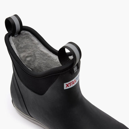 XTRATUF Men's Cold Weather Ankle Deck Boot Black