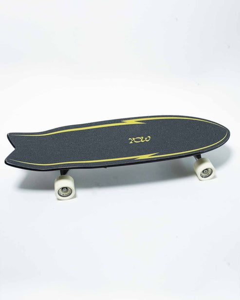 YOW Pipe 32" Power Surfing Series Surfskate Black
