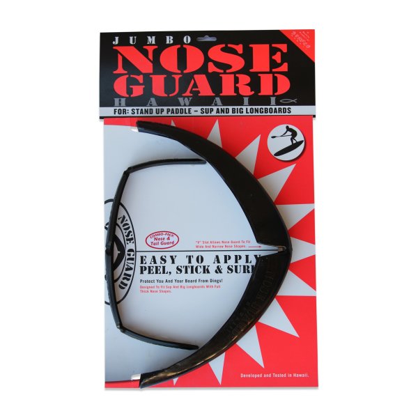 SurfCo Hawaii Jumbo Nose Guard & Tail Guard Combo Pack Black