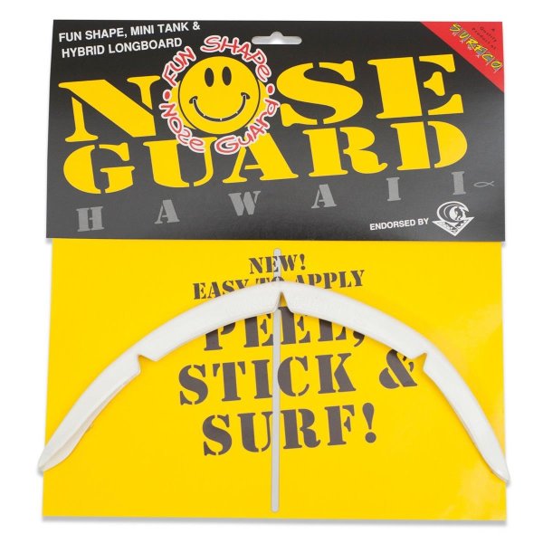 SurfCo Hawaii Fun Shape Nose Guard Kit White