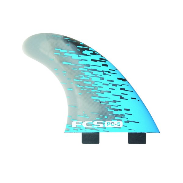 FCS PC-5 Blue Smoke Tri Retail Fins