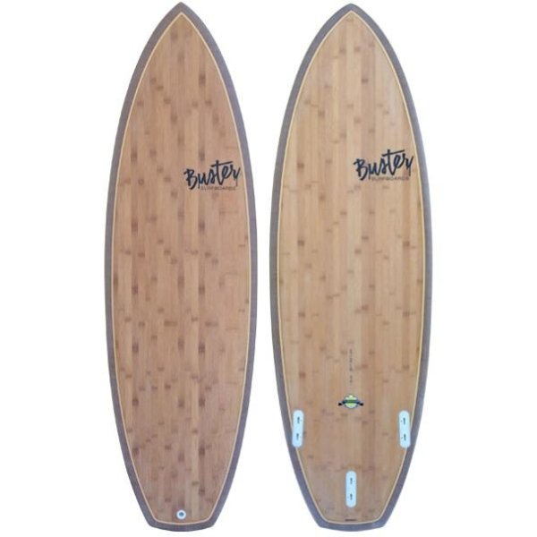 Buster G-Type Wood 52 Surfboard mit Super Rails