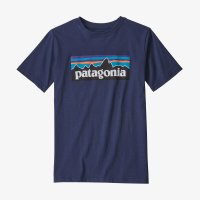Patagonia Boys P-6 Logo Organic Cotton T-Shirt