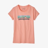 Patagonia Girls Pastel P-6 Logo Organic Cotton T-Shirt