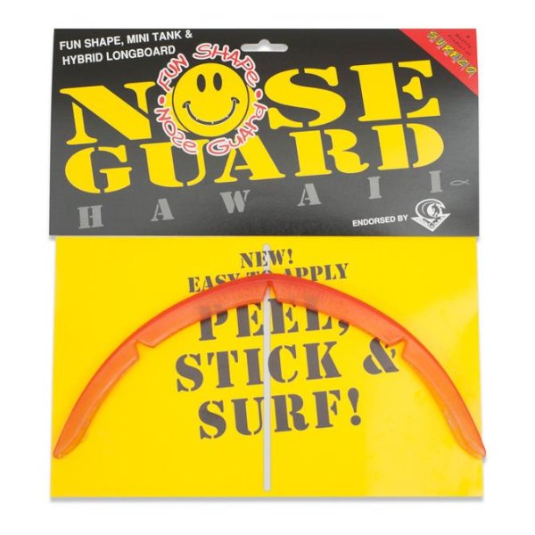 SurfCo Hawaii Fun Shape Nose Guard Kit Red Tint