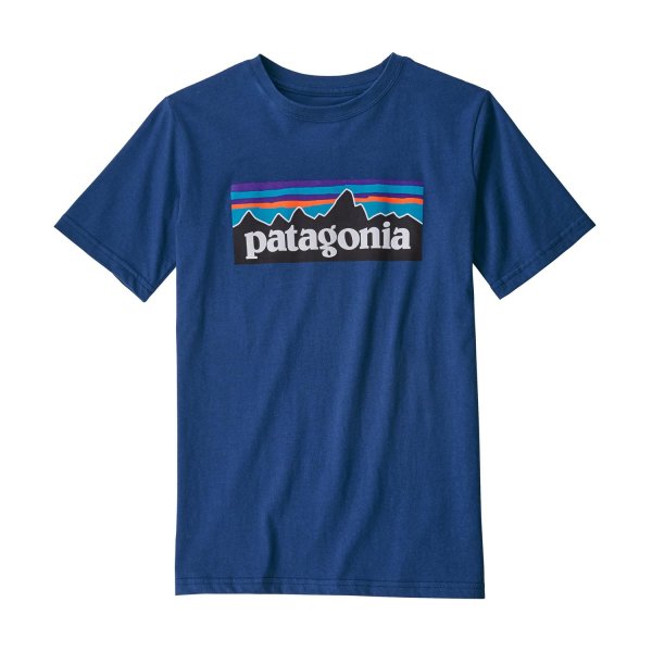 Patagonia Boys P-6 Logo Organic T-Shirt